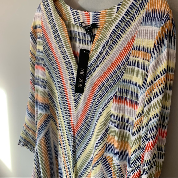 Nic + Zoe Chevron Printed Tunic - Picture 5 of 9